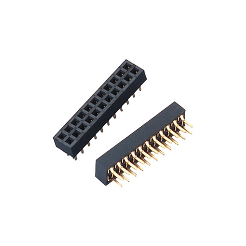 1 Pin 2 Pin Female Header Connector 1.27mm Pitch Gold Plated